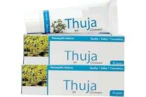 60 Gram | 2.11 Ounce Thuja Homeopathic Ointment | for Skin (30 g Each), 2Pack