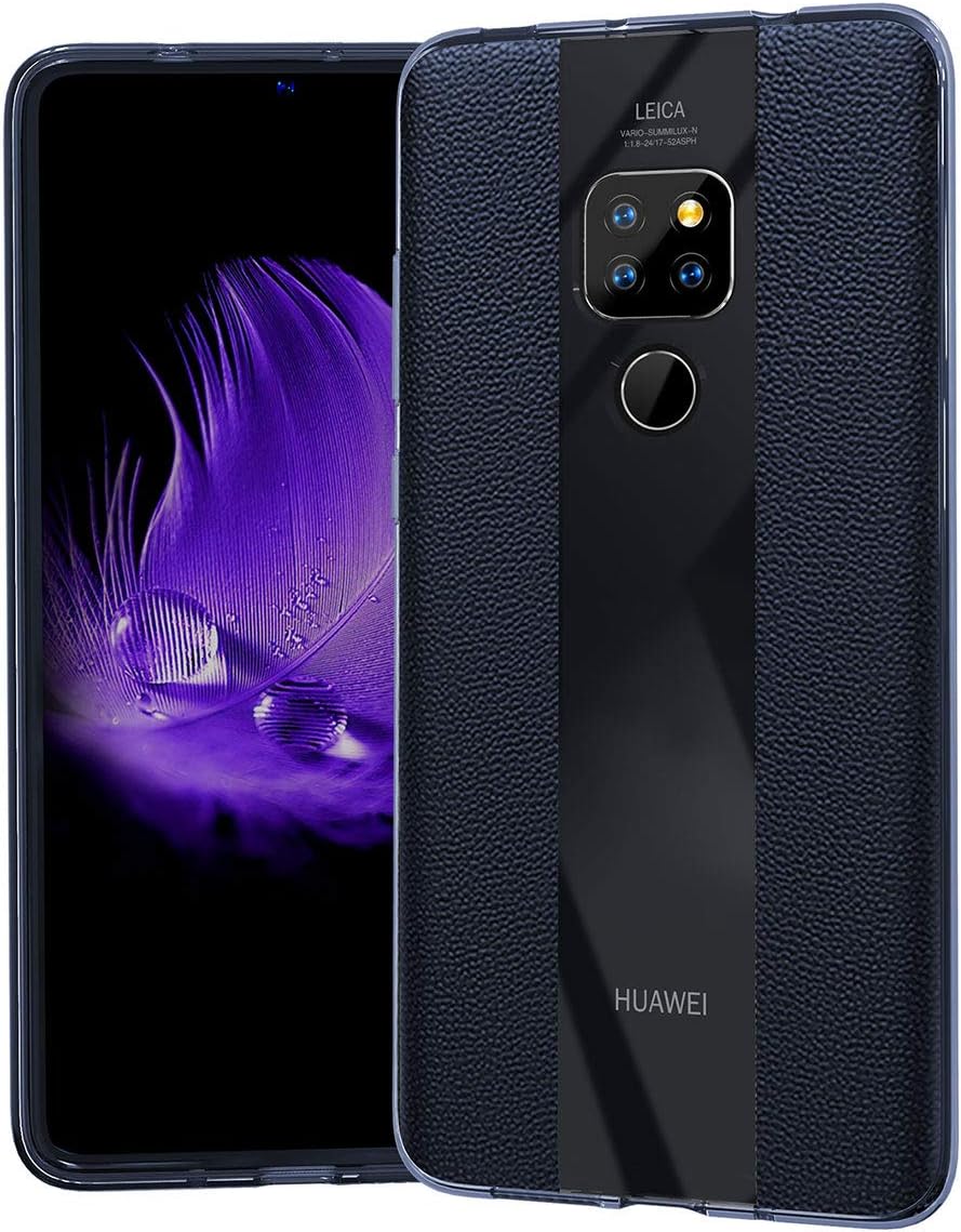 SDB Huawei Mate 20 X Case PU Leather + TPU Premium Hybrid Protective Cover for Huawei Mate 20 X