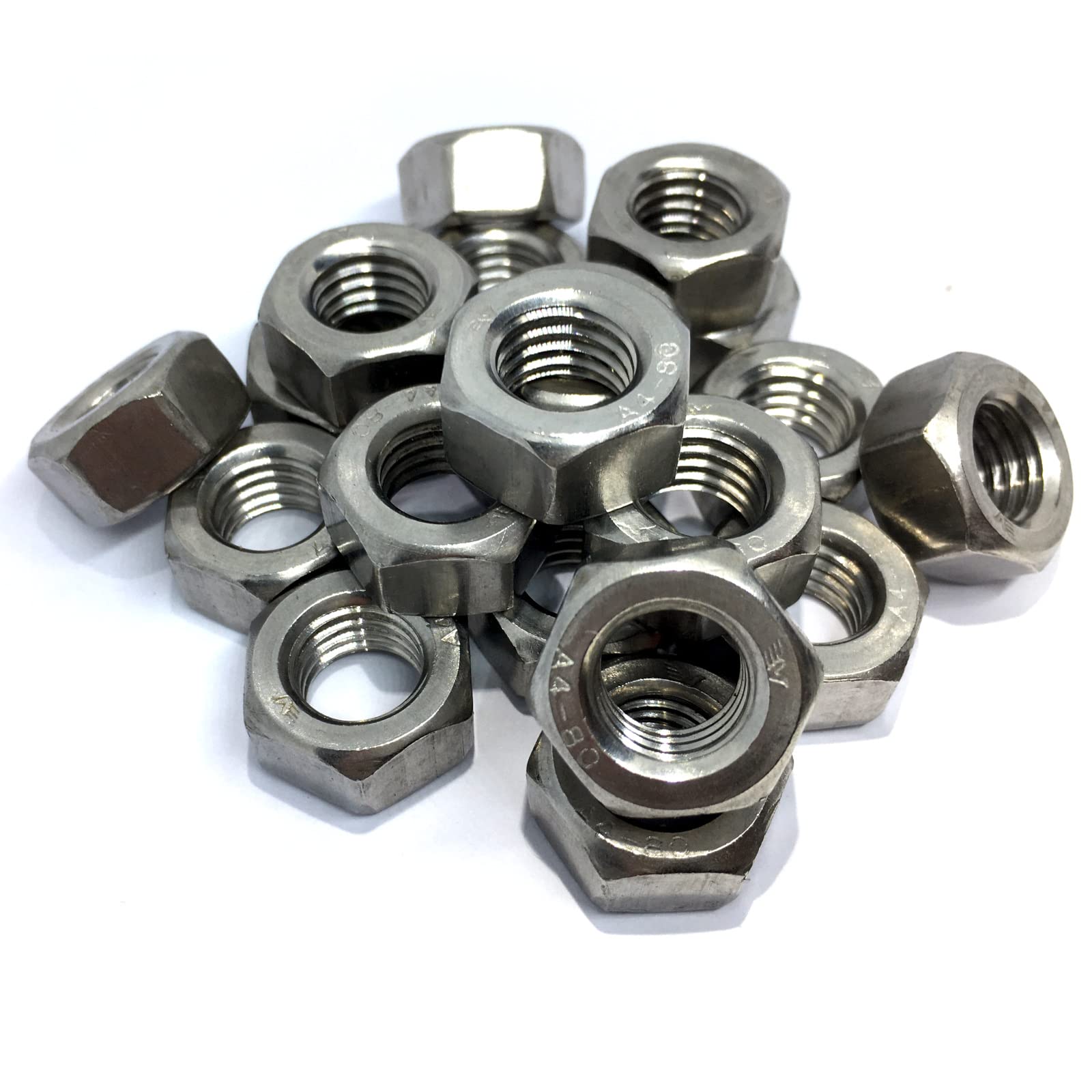 M12 Hex Nut DIN934, A4 (316) Stainless Steel (Pack of 20)
