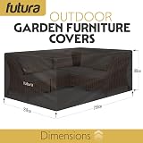 Futura Premium Rectangular Garden Furniture Cover 250x210x90cm 600D view 5
