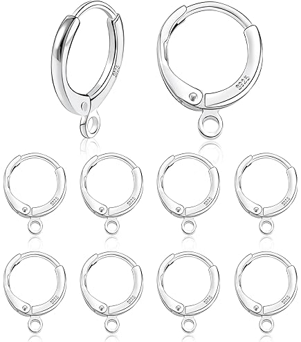 Pendiente de acero inoxidable de aro rectangular con circonitas en Pendiente de acero inoxidable de aro rectangular con circonitas en