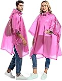 Borogo 2 Pack Rain Ponchos for Adults Reusable