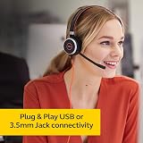 Jabra Evolve 40 UC Stereo Headset USB-C with Controller Black view 3