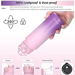 Oldley Water Bottles 20 oz Insulated Water Bottle