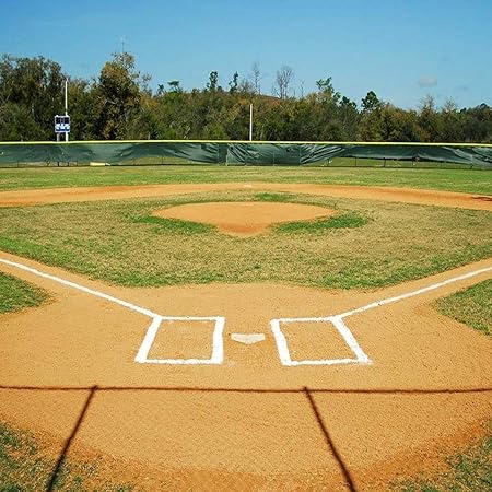 Amazon 10 X 10フィート 空の野球場 写真背景 グリーンの芝生の木 学校 子供 スポーツ背景 写真スタジオブース写真小道具用 バックペーパー 背景布 通販
