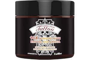 STONEMUSLE 8 Hours Maximum Strength Numbing Cream Tattoo (2oz/ 60ml), Painless Tattoo Numbing Cream, Numbing Cream for Tattoos Extra Strength with 10x Numbing, Emu Oil and Arnica - 2oz/ 60ml