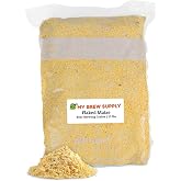 My Brew Supply Flaked Maize Premium Beer Making Grain | Bulk Unmalted Flaked Corn for Light American Pilsners, Cream Ales, and Bourbon Mashes | Grown &amp; Processed in the USA | 10lb Bag