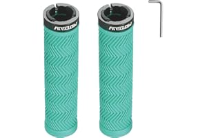Bike Grips, Single Lock on Bicycle Handlebar Grips, for BMX, Mountain, MTB, Beach Cruiser, Scooter, Folding Bike, Anti-Slip &