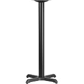 Flash Furniture 22x22 in Restaurant Table Base | Bar Height, X-Base, Durable Construction, Commercial Use