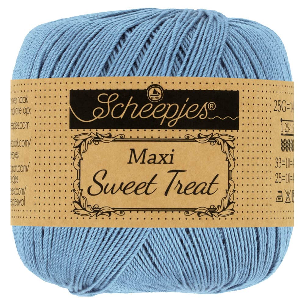 Scheepjes - Scheepjes Maxi Sweet Treat 247 Bluebird Yarn - 1x25g