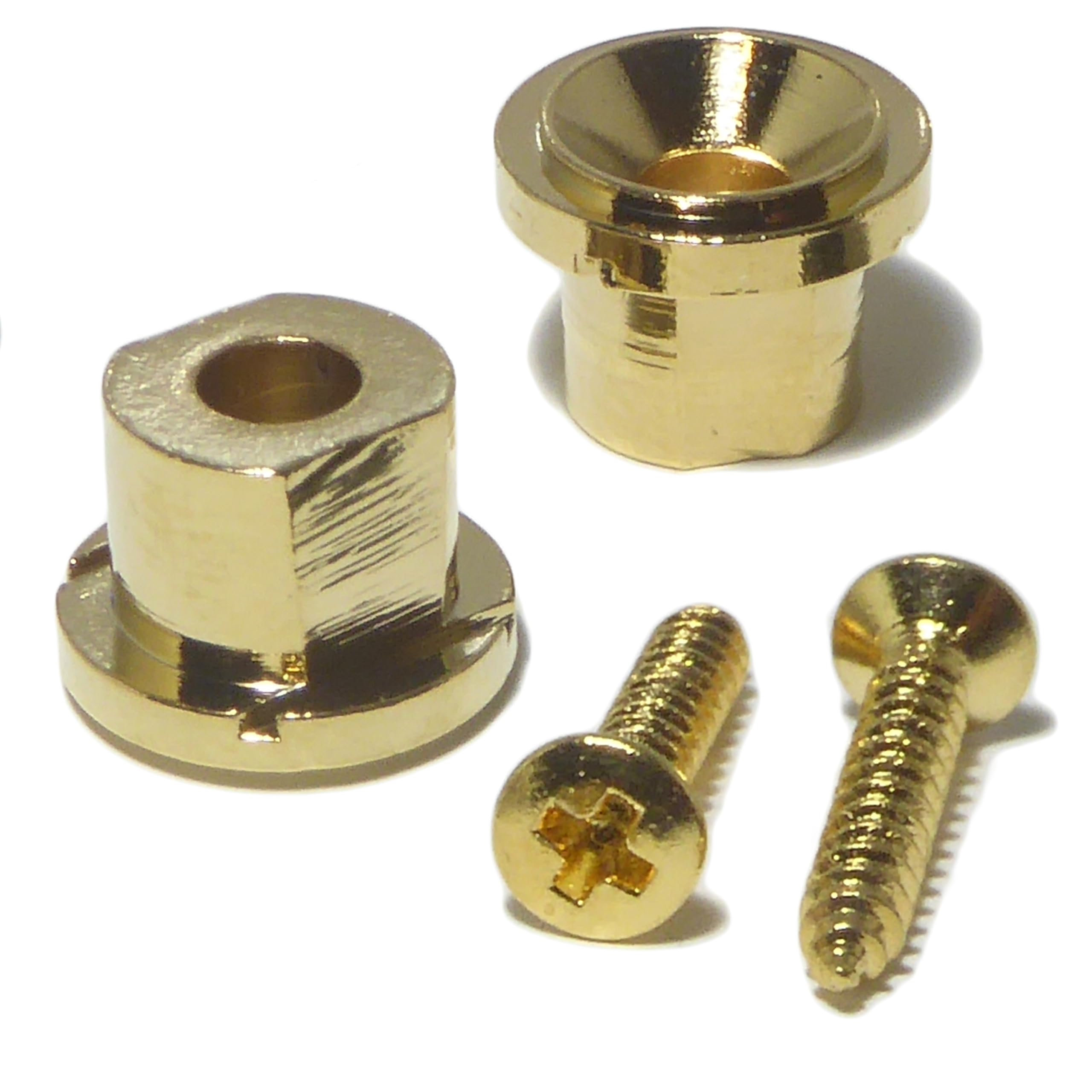 Gold Guitar string tree retainer Vintage Telecaster style Electric Guitar gold 7mm high (Set of 2)