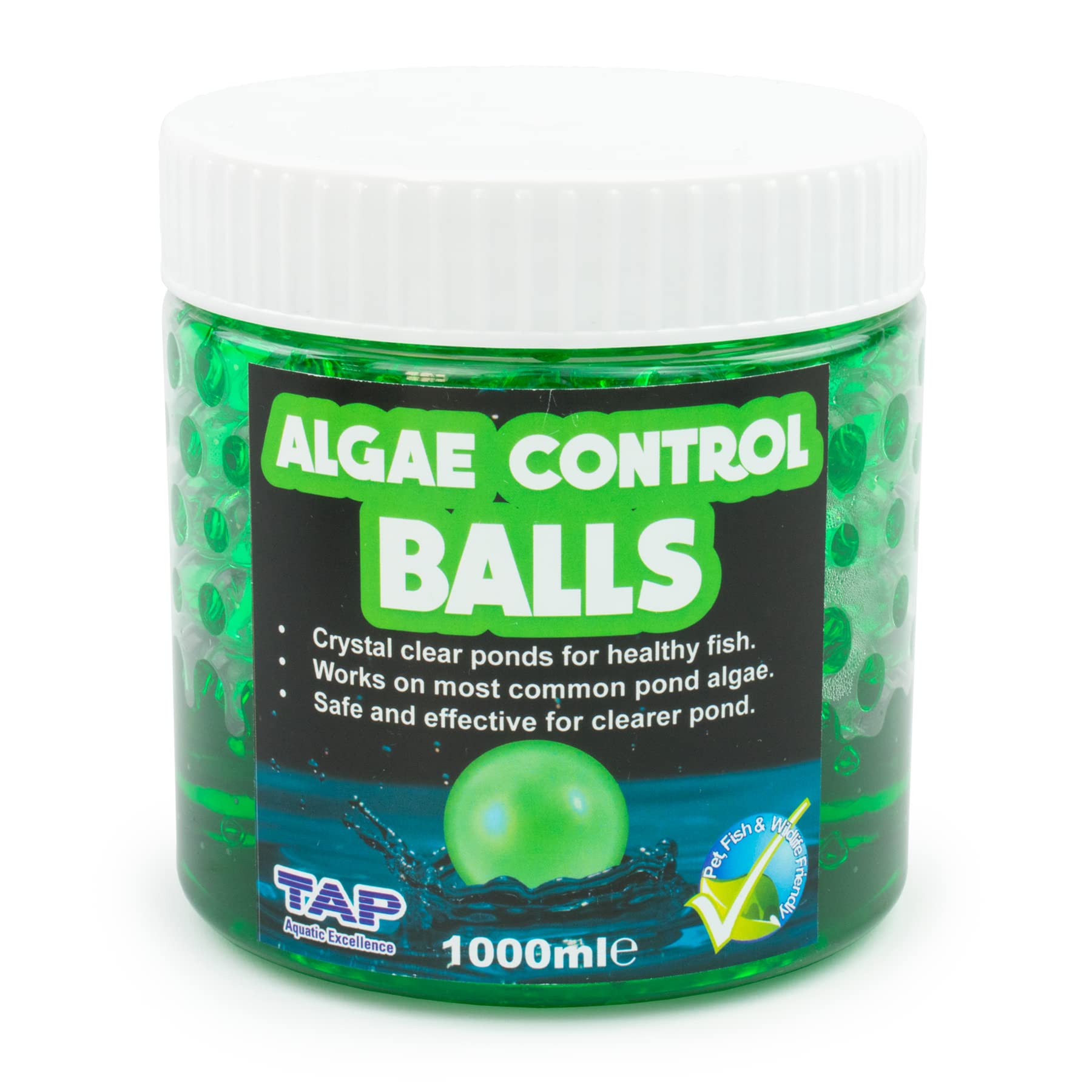 Pond Algae Control Balls - Crystal Clear Healthy Pond Water (1000ml (treats 4500L))