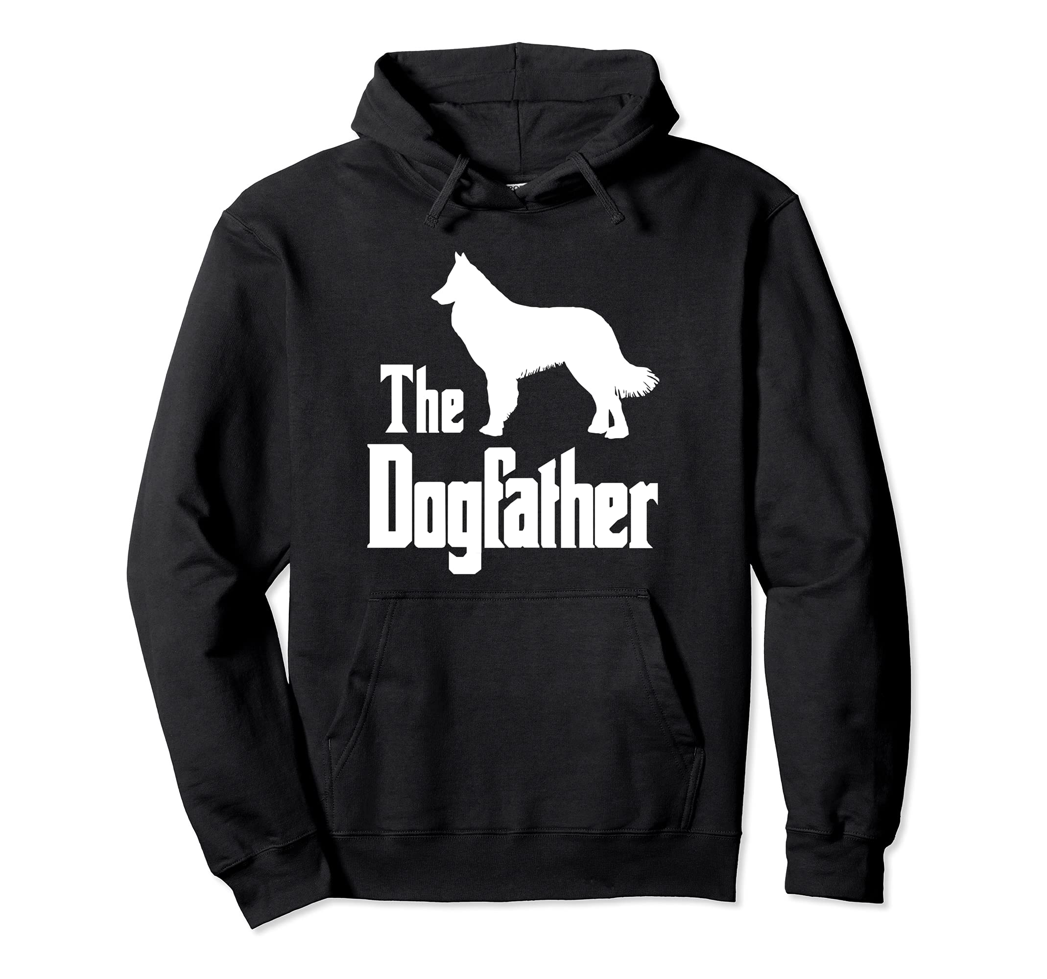 The Dogfather - funny dog gift, funny Belgian Tervuren Pullover Hoodie