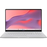 ASUS Chromebook CM15 Laptop, 15.6" FHD Display, MediaTek Kompanio 540, 128GB Storage, 8GB RAM, ChromeOS, Pure Grey, CM1505CM4