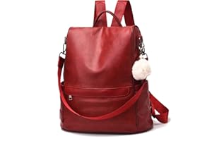 CHERUTY Women Backpack Purse PU Leather Anti-theft Casual Shoulder Bag Fashion Ladies Satchel Bags