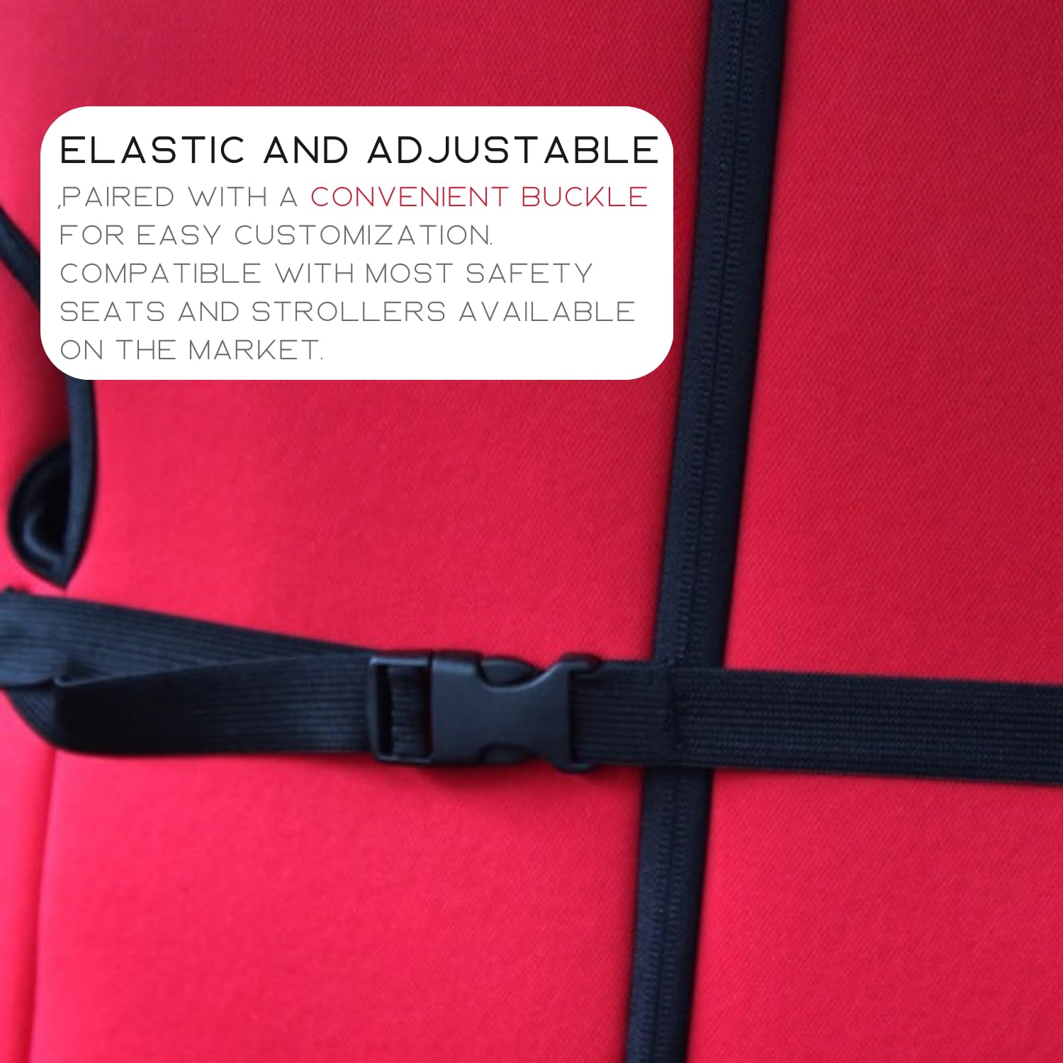 PandaEar 2 Pack Baby Head Support for Car Seat, Carseat Head Band Straps for Toddler Kids Children Infant, Neck Relief Headrest Strap for Stroller Car Seat