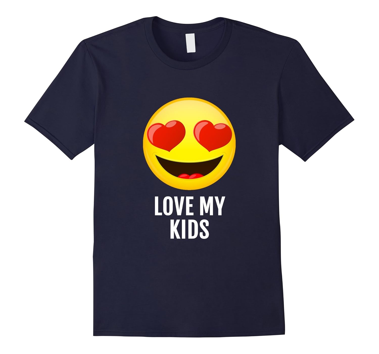 Mom Emoji T-Shirt Heart Eyes Love Kids Emoji Tee-Rose