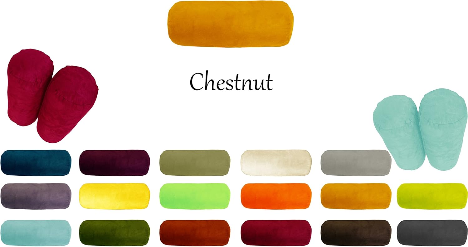 Amazon.com: Decorative Sofa Bolster, Neck Round Pillow w/Insert 9