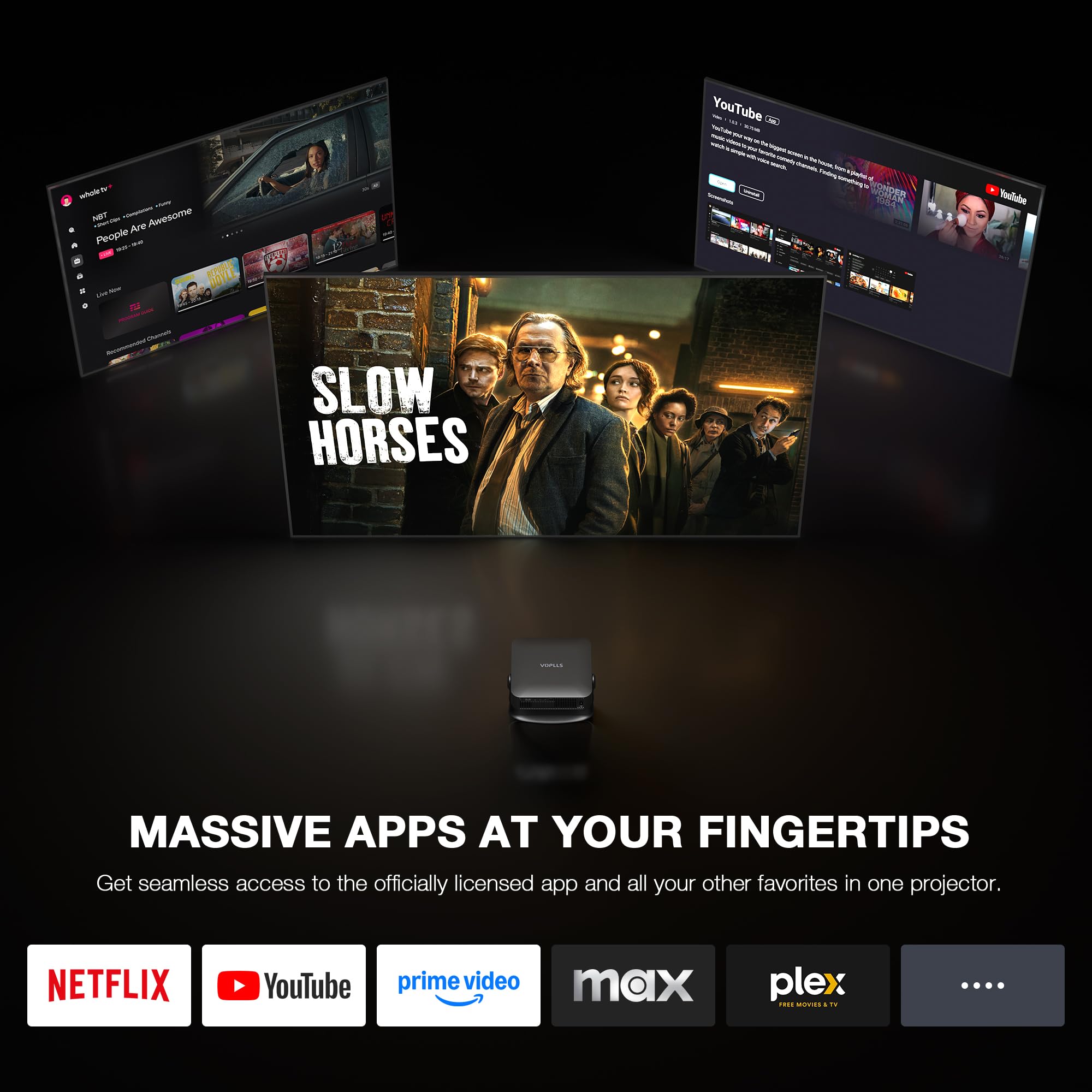 【Officially-Licensed APP & Native 1080P】Thinnest 1.81