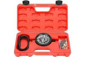 8MILELAKE Fuel Pump & Vacuum Tester Carburetor Valve Pressure Tester Gauge Kit Car Truck