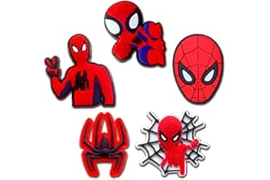 Hedbitoyo Cartoon Shoe Charms for Clog Decoration Cartoon Superhero Sandals Accessories for Kids Boys Girls Party's Favor