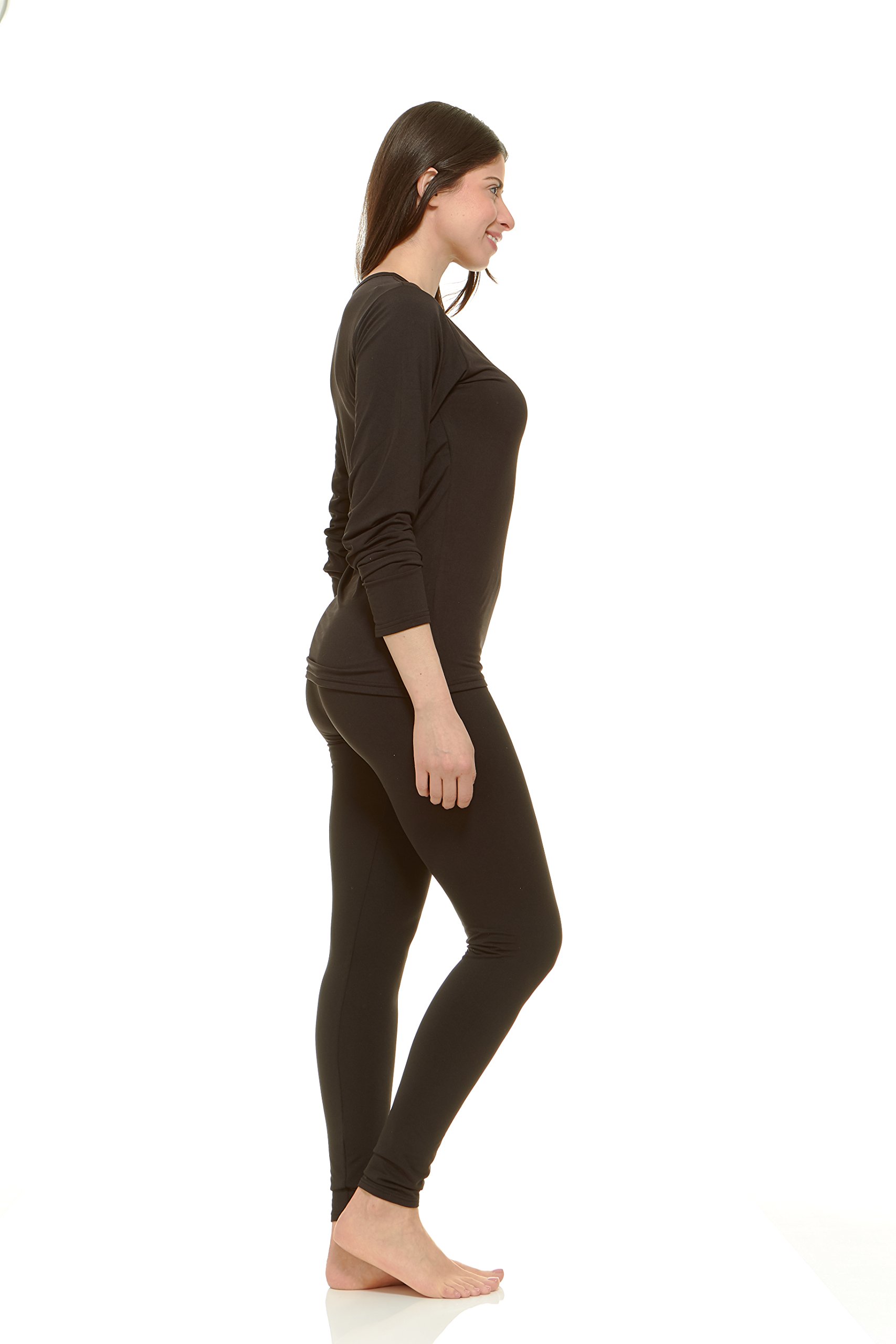 Thermajane Women's Ultra Soft Thermal Underwear Long Johns Set with Fleece Lined Women Product