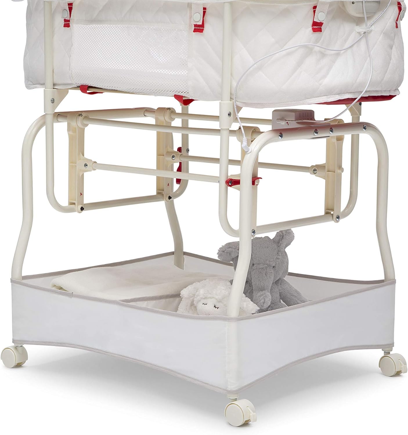 delta illusions soothe and glide bassinet