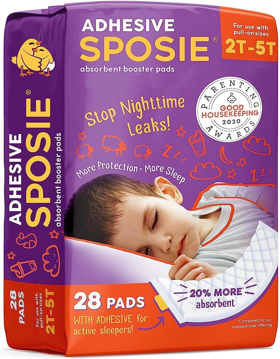 Sposie Diaper Booster Pads 2T5T, 28 Count Baby Diaper Pads Inserts