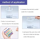 Faumsut 100Pcs pH Test Strips 0-14 for Water & Soil Testing Kit view 3