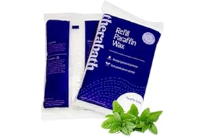 Therabath Paraffin Wax Refill - Thermotherapy - For Hands, Feet, Body - Deeply Hydrates & Protects - Made in USA, 6 lb. Wintergreen