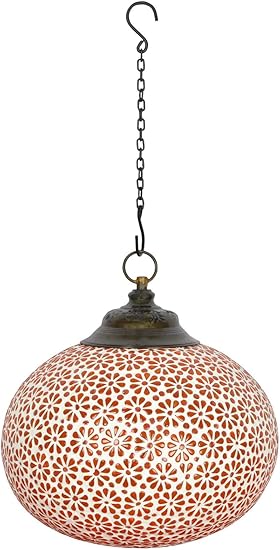 lampara de techo de vidrio de la india shades iluminacion hanging luz de techo decorativa