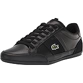 Lacoste Men's Chaymon Sneaker, Black/Black, 7
