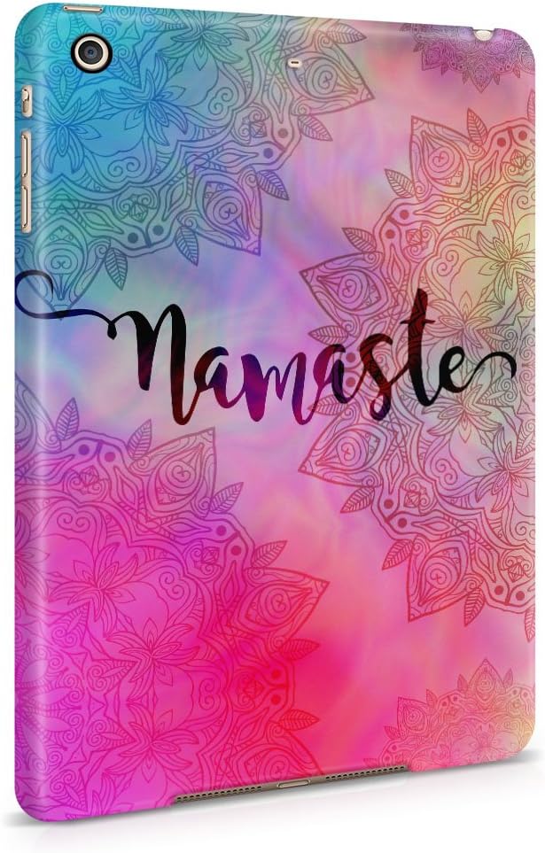 Henna Namaste Rainbow Color Mandalas Hard Thin Plastic Tablet Case Cover For iPad Mini 2 & 3