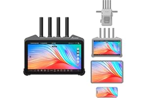 Accsoon CineView M7 Pro Wireless Transmitter Receiver&Monitor 7inch 4K60 SDI HDMI Wireless Video Transmission Systems 1200FT Range 60ms Latency with Camera Control 3D LUT,Pair CineView Master 4K/HE/SE