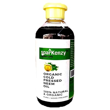 Sparkenzy Neem Oil for Plant 200ml for Pest Control | Organic Cold Pressed|