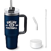 LANJAO Tumblers 40oz Straight Skinny Car Cups Sports Travel Coffee Mug, Stainless Steel, Insulated,Classic Collection Gifts for Men Women Fans