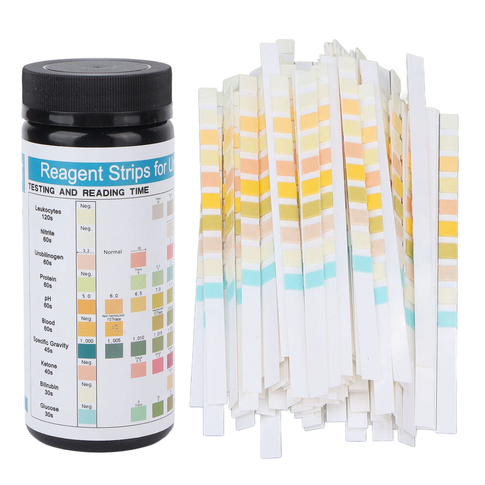 Kudoo 100pcs Ketone Test Strips, Ketone Urine Test Strips, Ketosis Urine Test Strips for Ketogenic, Paleo and Low Carb Diets