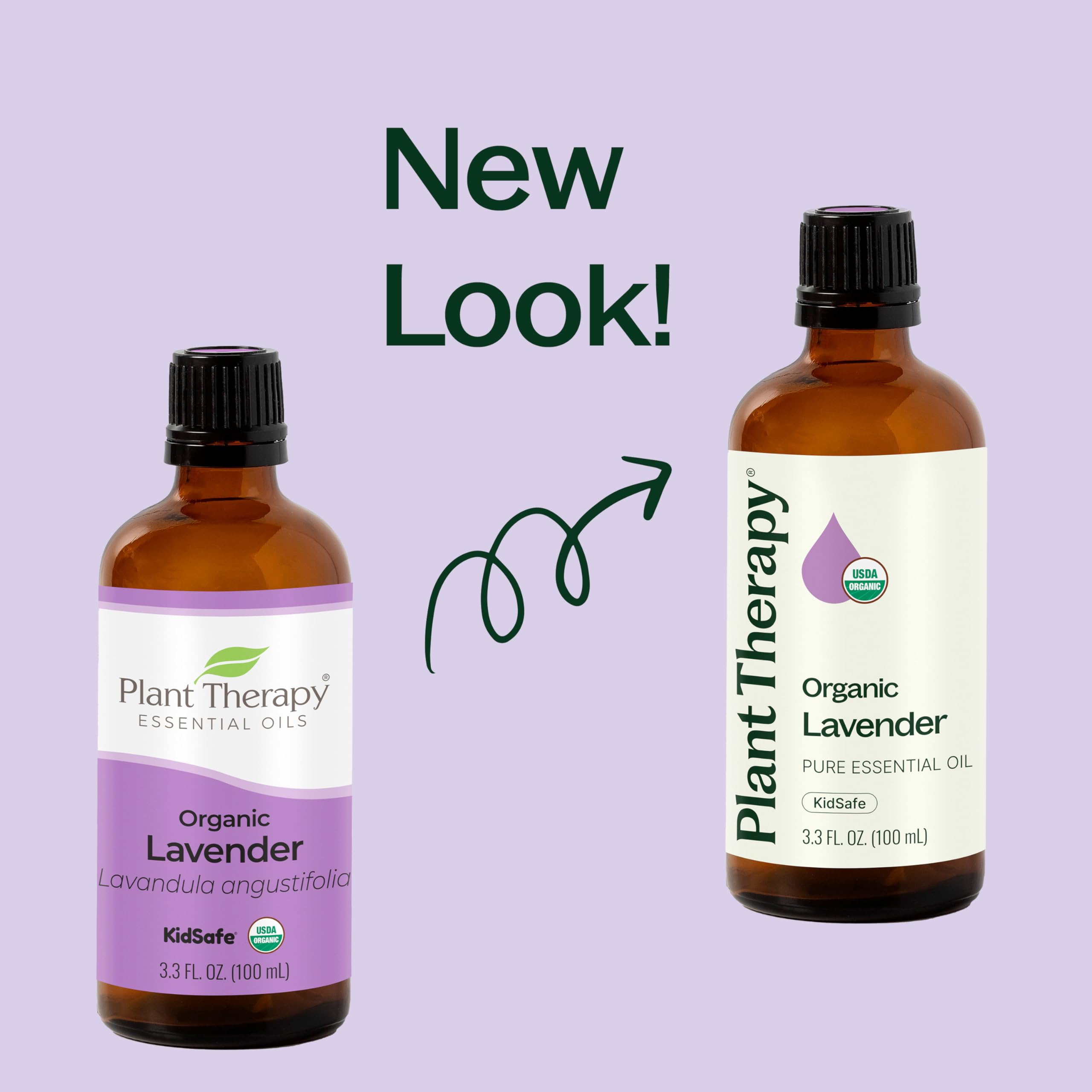 Plant Therapy Organic Lavender Essential Oil 100% Pure, USDA Certified Organic, Undiluted, Natural Aromatherapy, Therapeutic Grade 10 mL (1/3 oz)