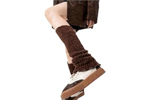 Tuuwjo Womens Leg Warmers Y2k Fuzzy Leg Warmer Winter Kawaii Furry Ruffle Ankle Warmer Sock Fluffy Girls Lolita Gyaru Clothes