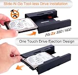Icy Dock MB082SP 2 Bay 2.5" SSD HDD to 3.5" Bay Bracket Metal Quick Eject view 2