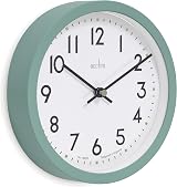 Acctim Elstow 22845 Wall Clock Meadow Green 20cm Retro Style view 4