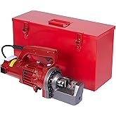 Happybuy Electric Hydraulic Rebar Cutter,1250W Portable Electric Rebar Cutter,Cutting up to 3/4 Inch #6 4-20mm Rebar within 4 Seconds,110V,with Easy to Carry Stainless Box(1250W RC-20)