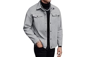 Men's Autumn Winter Woolen Jacket Men Casual Business Short Trend Coat Thickened And Warm Social Overcoat