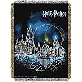 Northwest Harry Potter Woven Tapestry Throw Blanket, 48" x 60", Castle