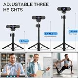 EMEET C960 Webcam with Tripod 1080p Microphone Privacy Cover Dual Mics view 2