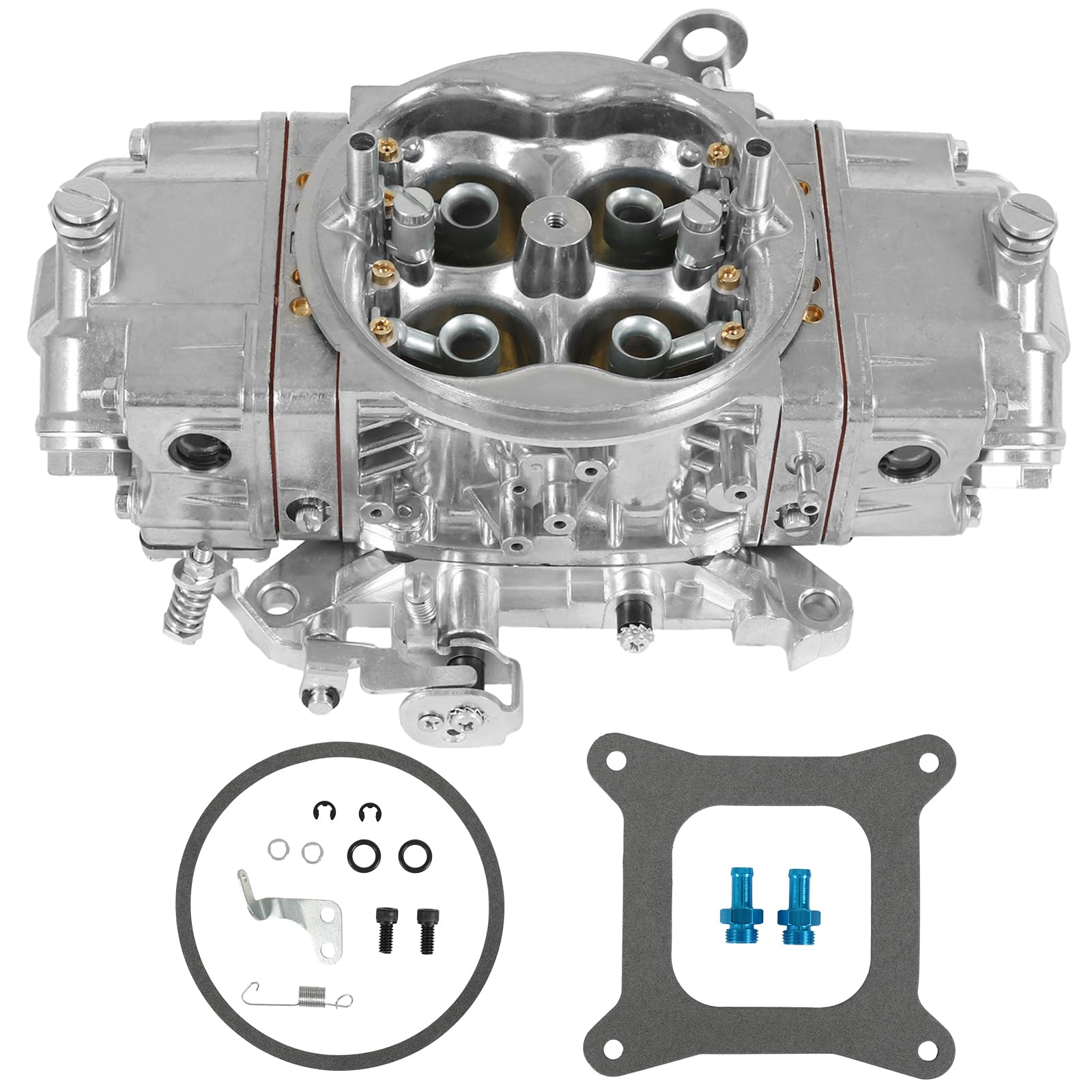 RALBDX Aluminum 4150 Carburetor 850 CFM Double Pumper Mechanical ...