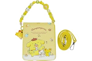 HOLYMID Cute Dog Crossbody Bag with Adjustable Shoulder Strap and Hand Chain, Kawaii Handbag with Buckle, Kitty Friends Wallet Purse Shoulder Bag Coin Pouch Accessories for Women Girls