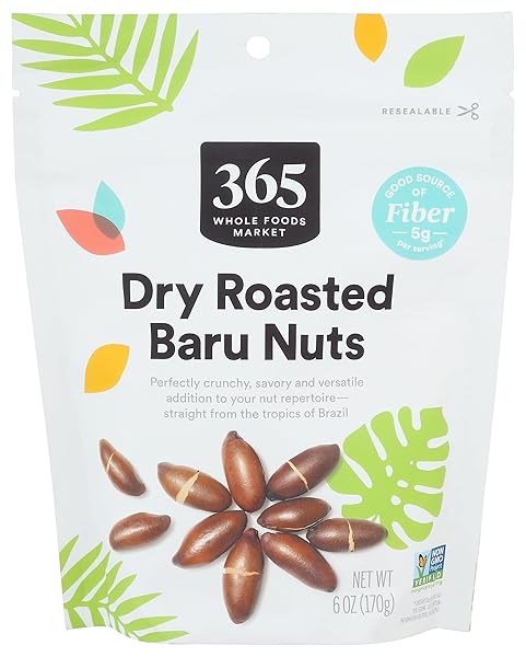 WHOLE FOODS MARKET, NUTS BARU DRY ROASTED, 6...