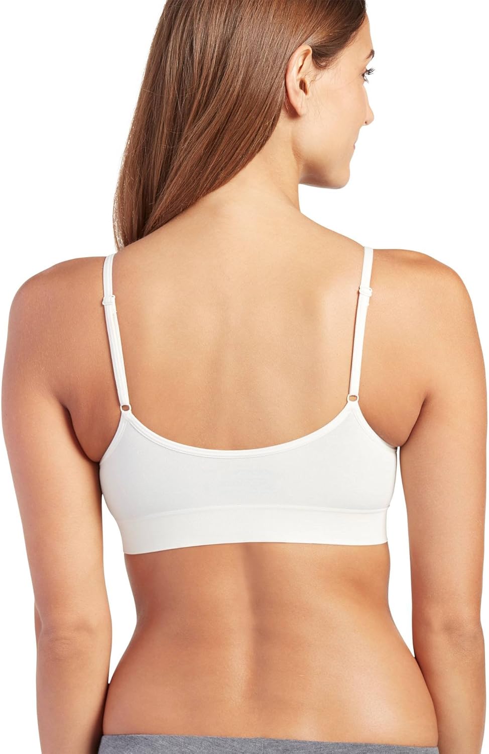Jockey Women's T-Shirts Modern Micro Seamfree Cami Strap Bralette at  Women’s Clothing store