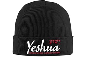 Yeshua Jesus Christian Knitted Beanie Hat Soft Acrylic Winter Cap for Men Women Warmskull Cap